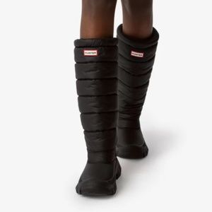 Hunter Women's Intrepid Insulated Black Tall Snow Boots